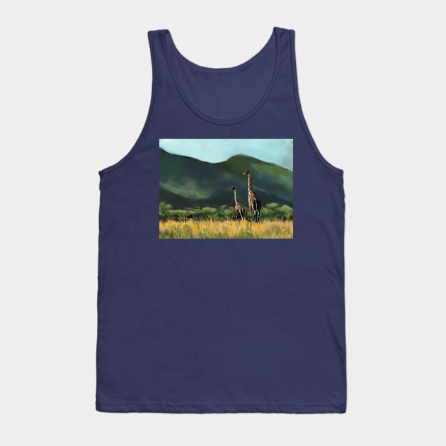 Giraffes Tank Top by covostudio